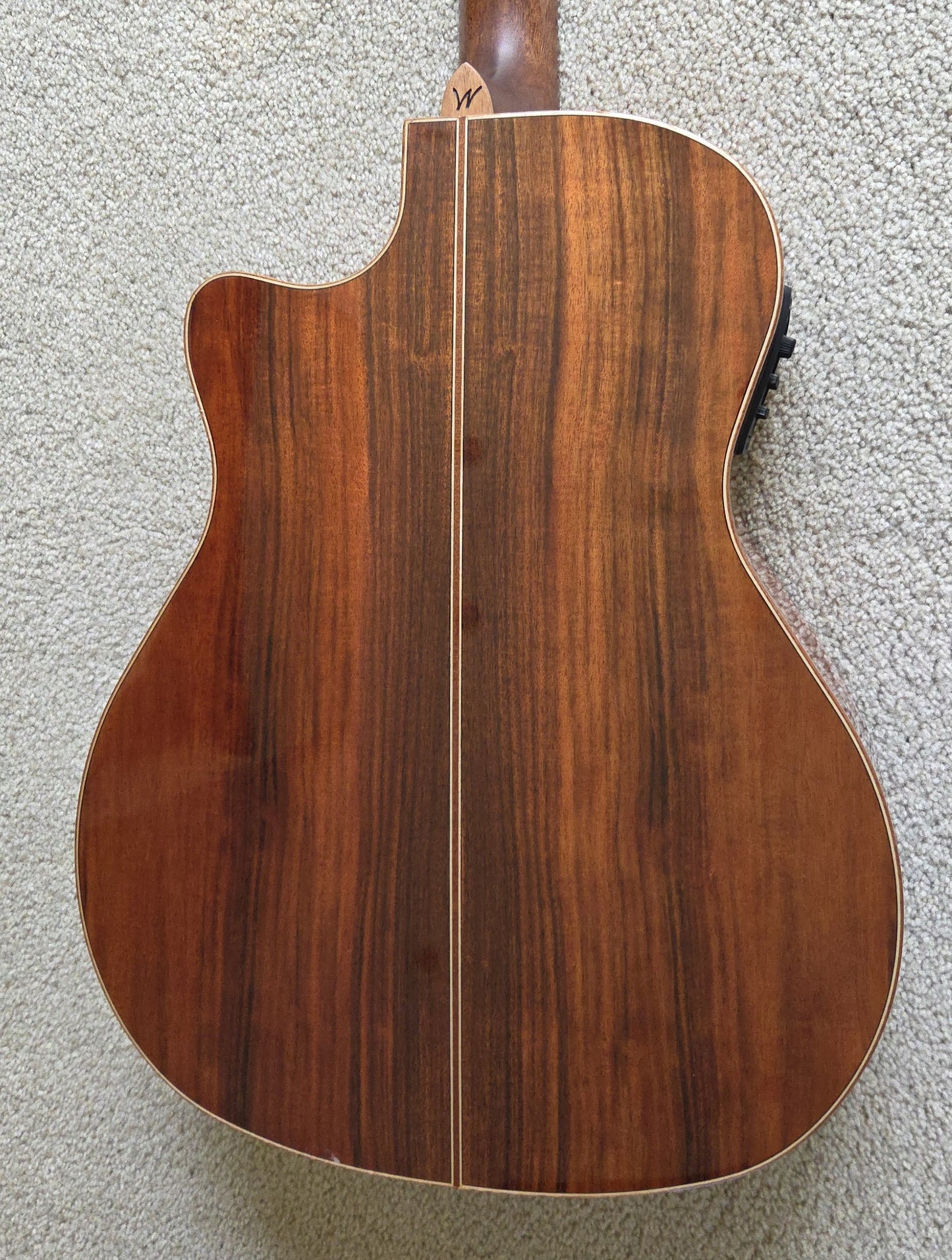 Washburn Comfort G55CE Koa Acoustic Electric Guitar, Natural Finish, New Gig Bag