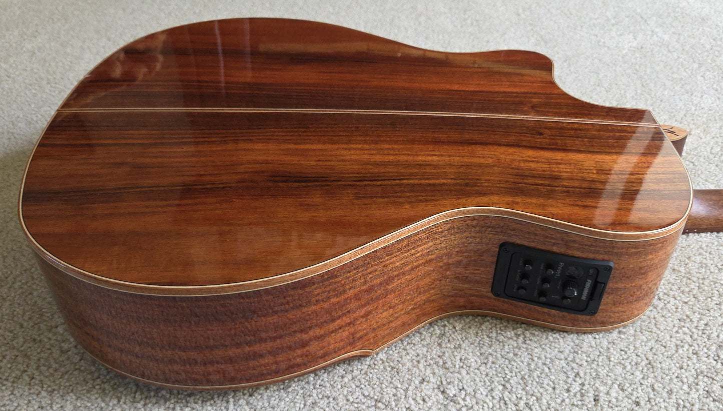 Washburn Comfort G55CE Koa Acoustic Electric Guitar, Natural Finish, New Gig Bag