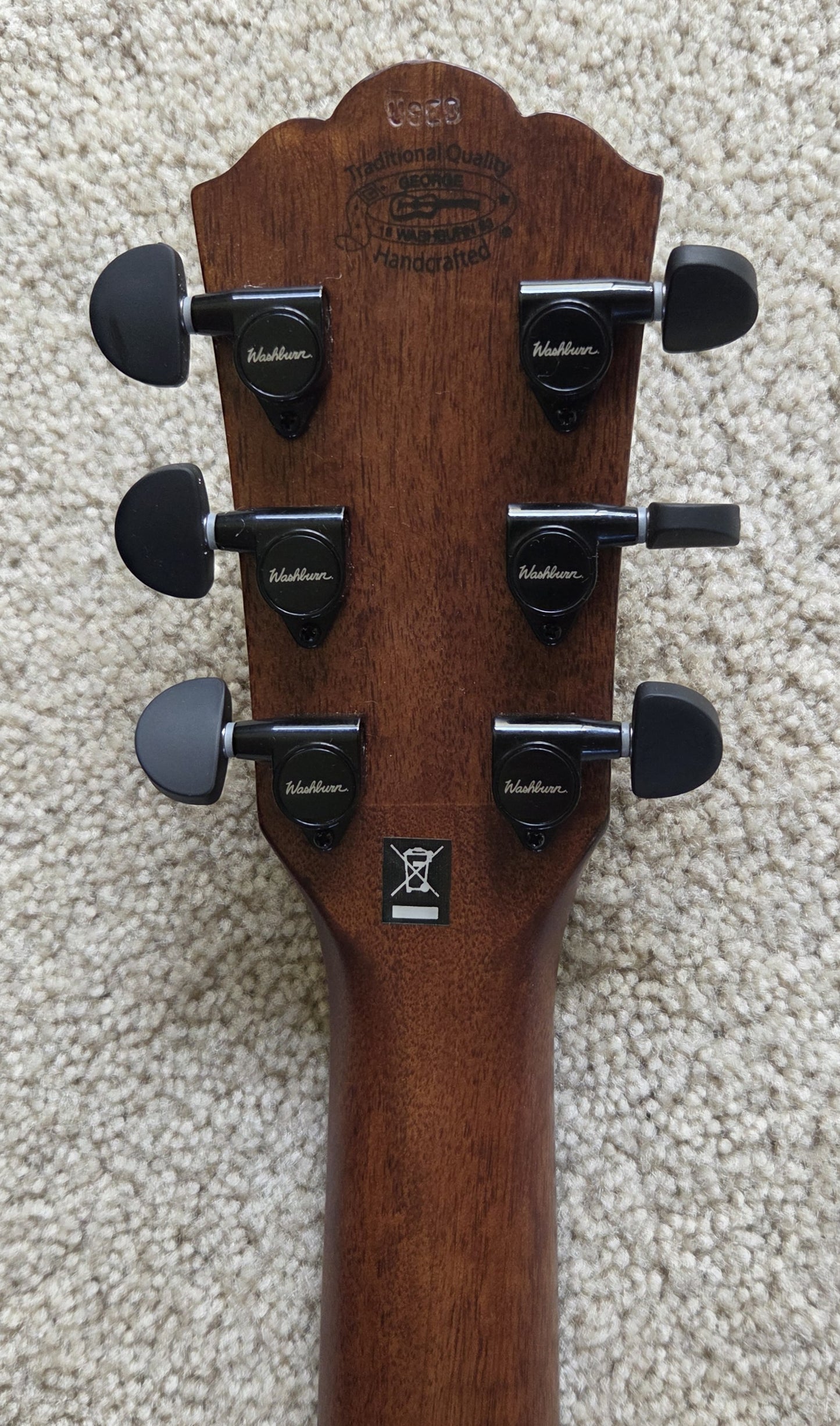 Washburn Comfort G55CE Koa Acoustic Electric Guitar, Natural Finish, New Gig Bag