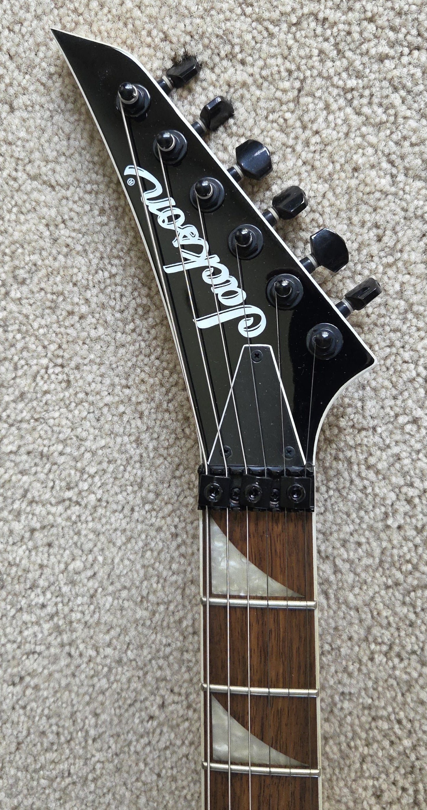 Jackson X Series DKA-R EX Dinky Archtop Extreme Electric Guitar, Snow White