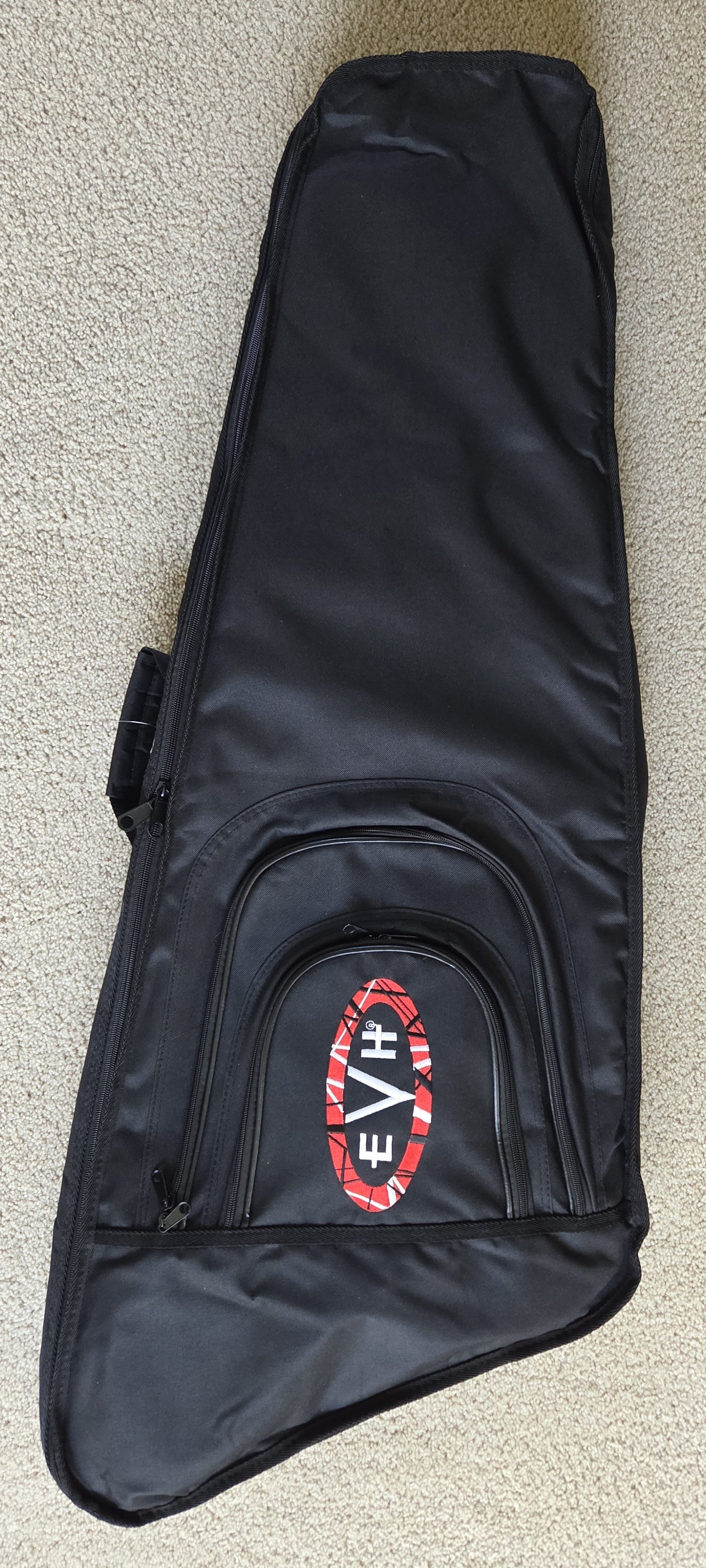 EVH Limited Edition Star Electric Guitar, Stealth Black, Gig Bag