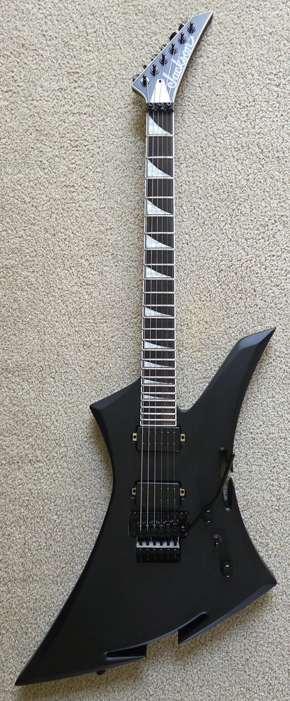 Jackson Concept Series Limited Edition King Kelly KE Electric Guitar, Satin Black, Foam Core Case