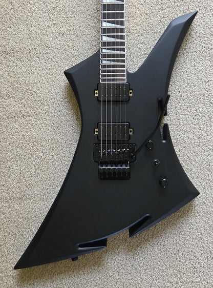 Jackson Concept Series Limited Edition King Kelly KE Electric Guitar, Satin Black, Foam Core Case
