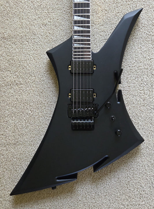 Jackson Concept Series Limited Edition King Kelly KE Electric Guitar, Satin Black, Foam Core Case