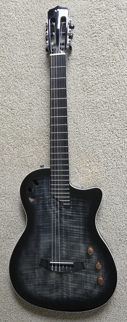 Cordoba Stage Black Burst Chambered Solid Body Electric Guitar, Gig Bag