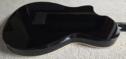 Cordoba Stage Black Burst Chambered Solid Body Electric Guitar, Gig Bag
