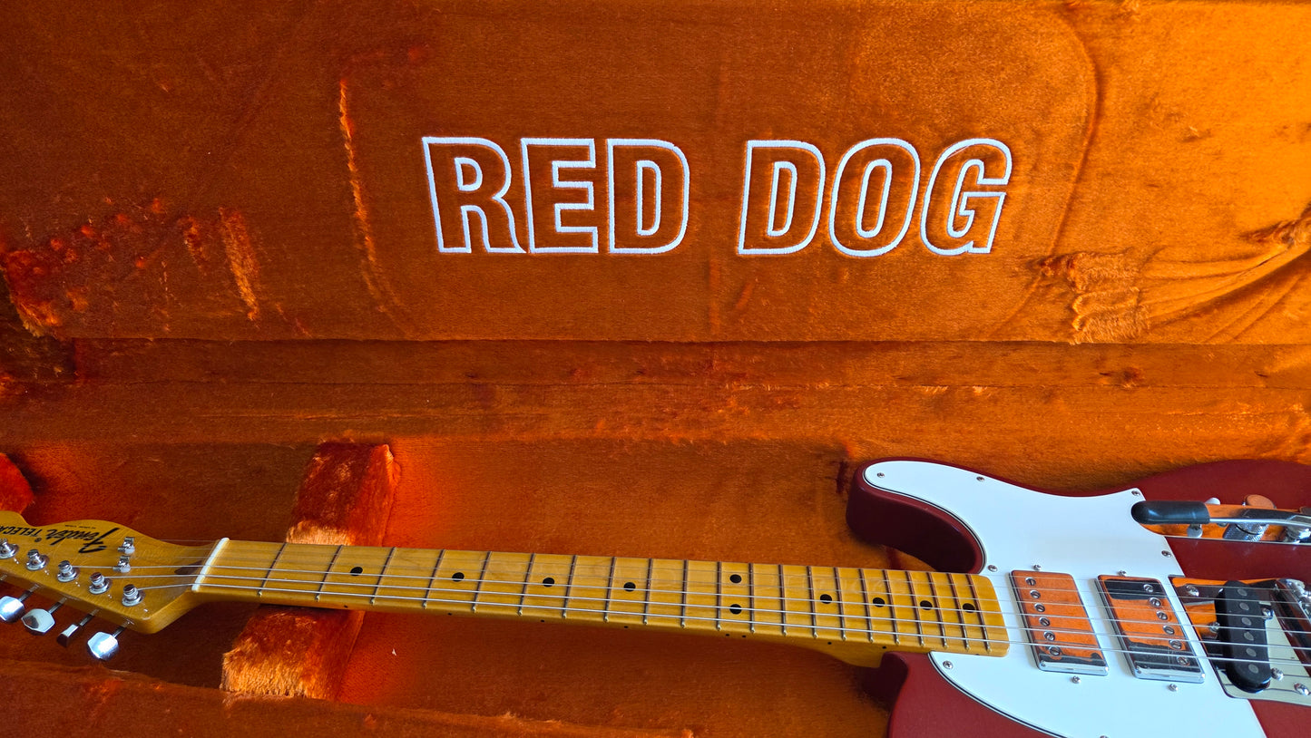 Fender Stories Collection Mike Campbell Red Dog Telecaster, Heirloom Finish, Hard Shell Case