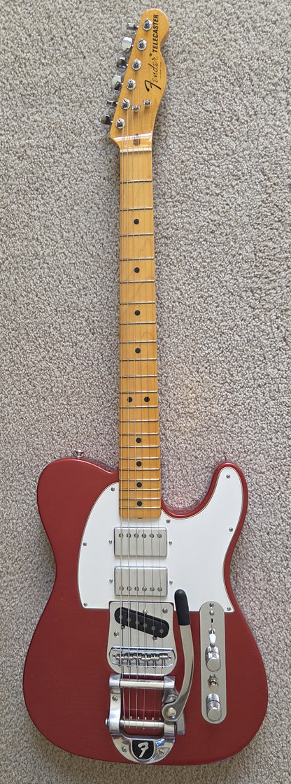 Fender Stories Collection Mike Campbell Red Dog Telecaster, Heirloom Finish, Hard Shell Case