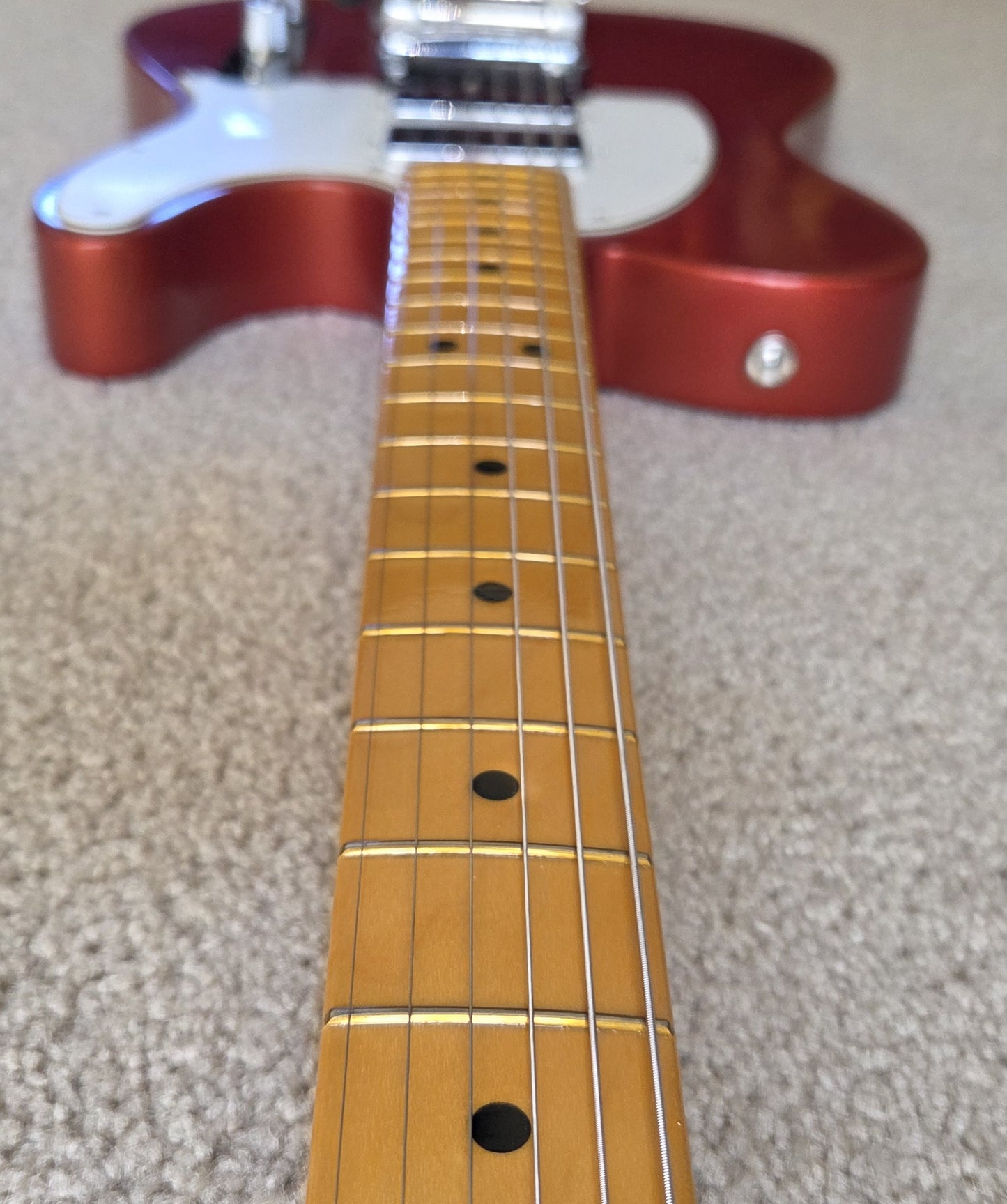 Fender Stories Collection Mike Campbell Red Dog Telecaster, Heirloom Finish, Hard Shell Case