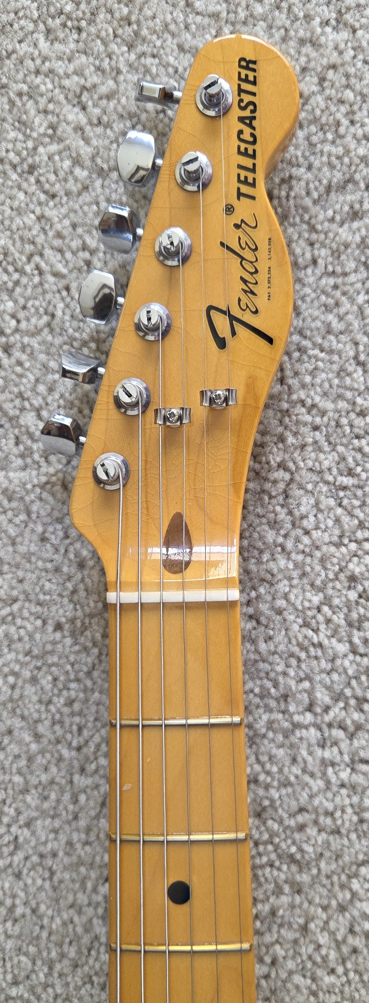 Fender Stories Collection Mike Campbell Red Dog Telecaster, Heirloom Finish, Hard Shell Case