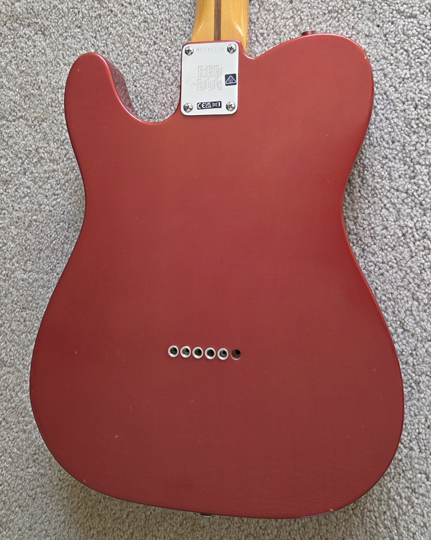 Fender Stories Collection Mike Campbell Red Dog Telecaster, Heirloom Finish, Hard Shell Case