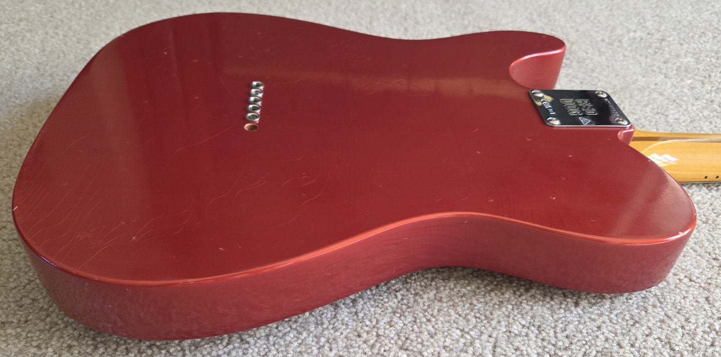 Fender Stories Collection Mike Campbell Red Dog Telecaster, Heirloom Finish, Hard Shell Case