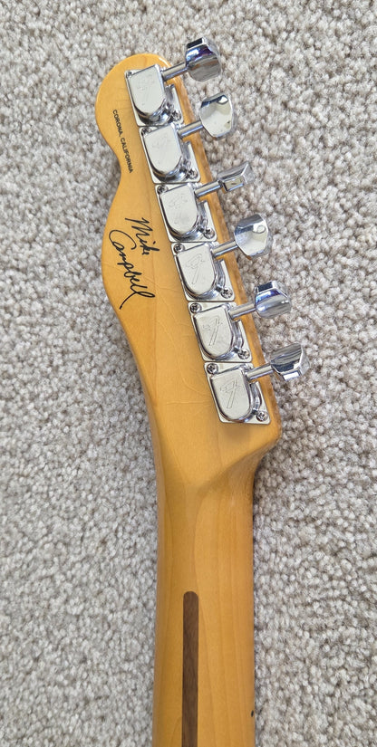 Fender Stories Collection Mike Campbell Red Dog Telecaster, Heirloom Finish, Hard Shell Case