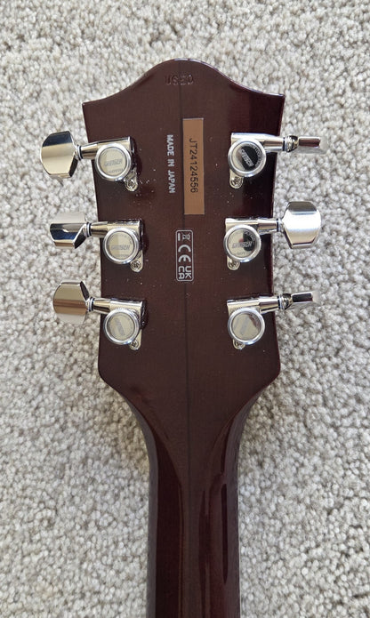 Gretsch Professional Tennessean Hollow Body Electric Guitar, Walnut Stain, Bigsby, Hard Shell Case