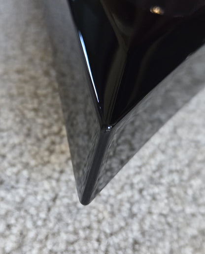 Jackson MJ Series Rhoads RR24MG Electric Guitar, Black with Yellow Pinstripes, Foam Core Fitted Case