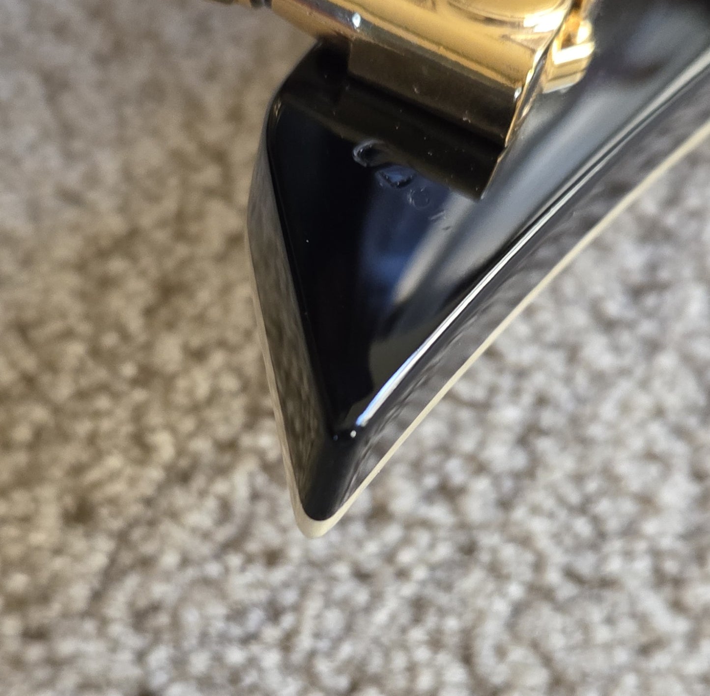 Jackson MJ Series Rhoads RR24MG Electric Guitar, Black with Yellow Pinstripes, Foam Core Fitted Case