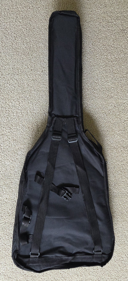 KLOS Vector Custom V-style Electric Guitar, Gold Finish, Carbon Fiber Neck, Gig Bag