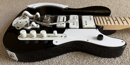 Fender Jack White Triplecaster Telecaster Electric Guitar, Original Hard Shell Case