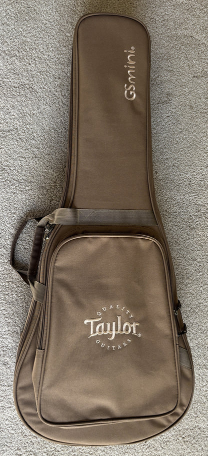 Taylor GS Mini Acoustic Guitar, Torrefied Spruce Top, Taylor Gig Bag