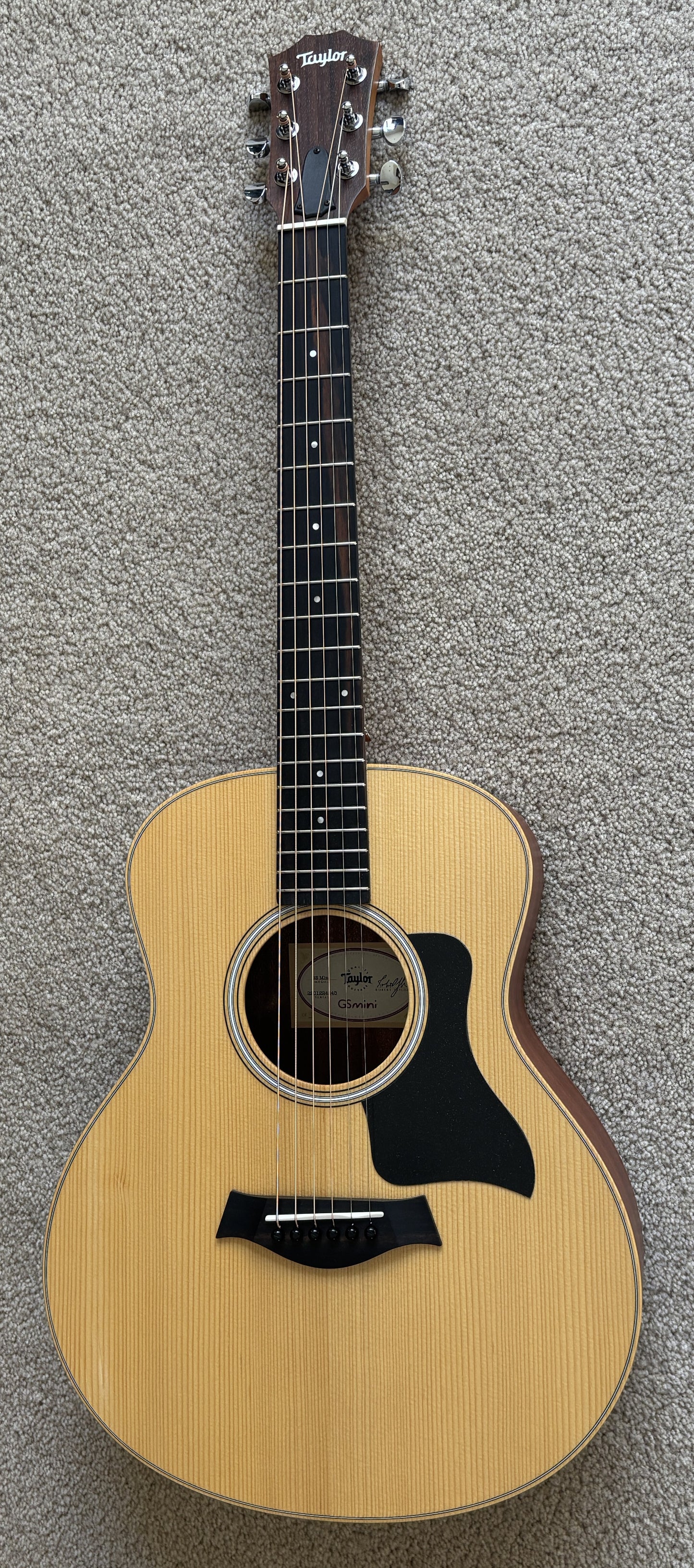Taylor GS Mini Acoustic Guitar, Torrefied Spruce Top, Taylor Gig Bag
