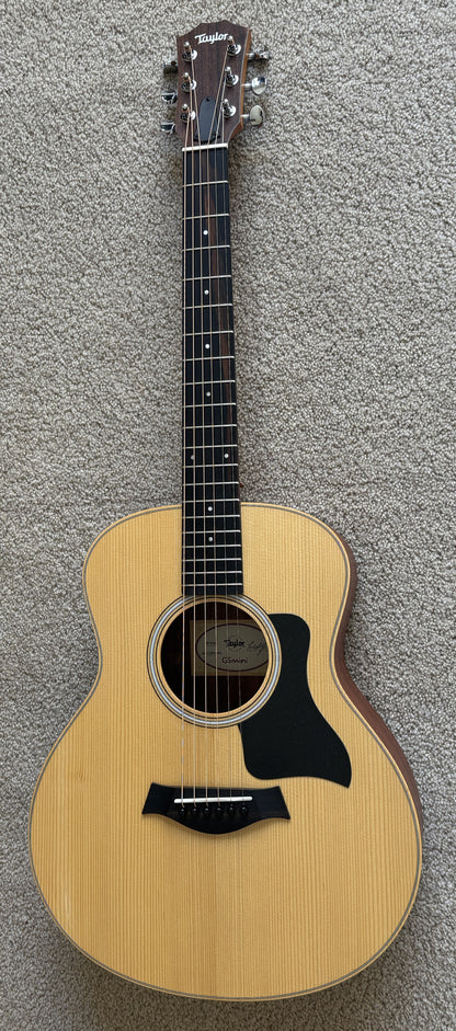 Taylor GS Mini Acoustic Guitar, Torrefied Spruce Top, Taylor Gig Bag