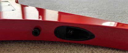 Jackson Pro Series Signature Dave Davidson Warrior WR7 Electric Guitar, Ferrari Red, Gig Bag