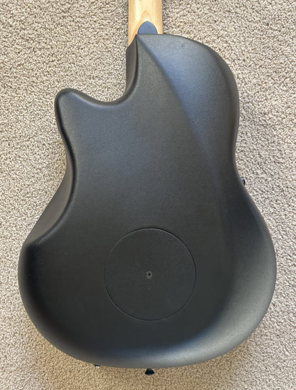 Ovation 2058TX-5-G E-Acoustic Guitar Elite TX Deep Contour Cutaway 12-string, Black Textured