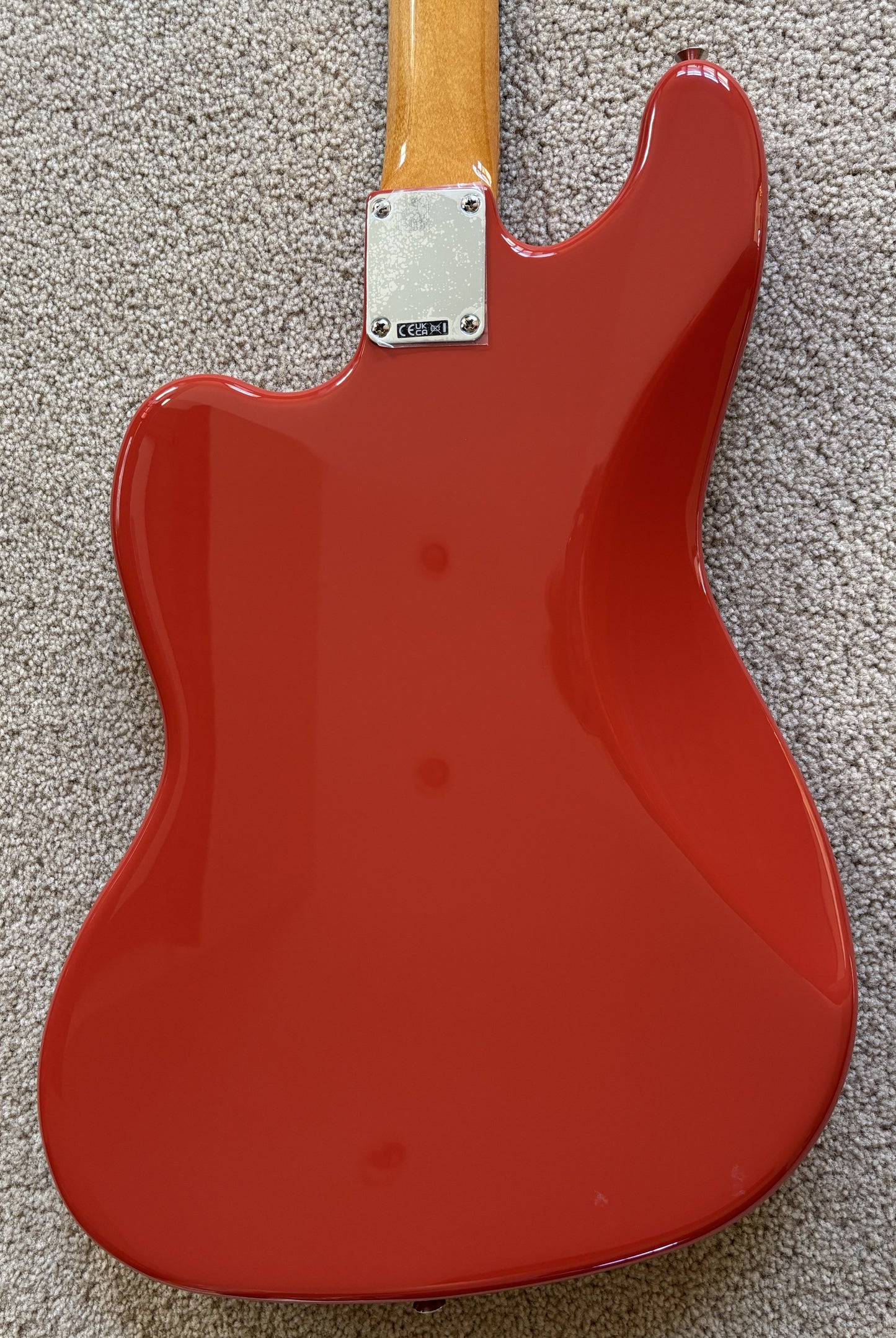 Fender Vintera II '60s Bass VI Electric Guitar, Fiesta Red, Fender Gig Bag