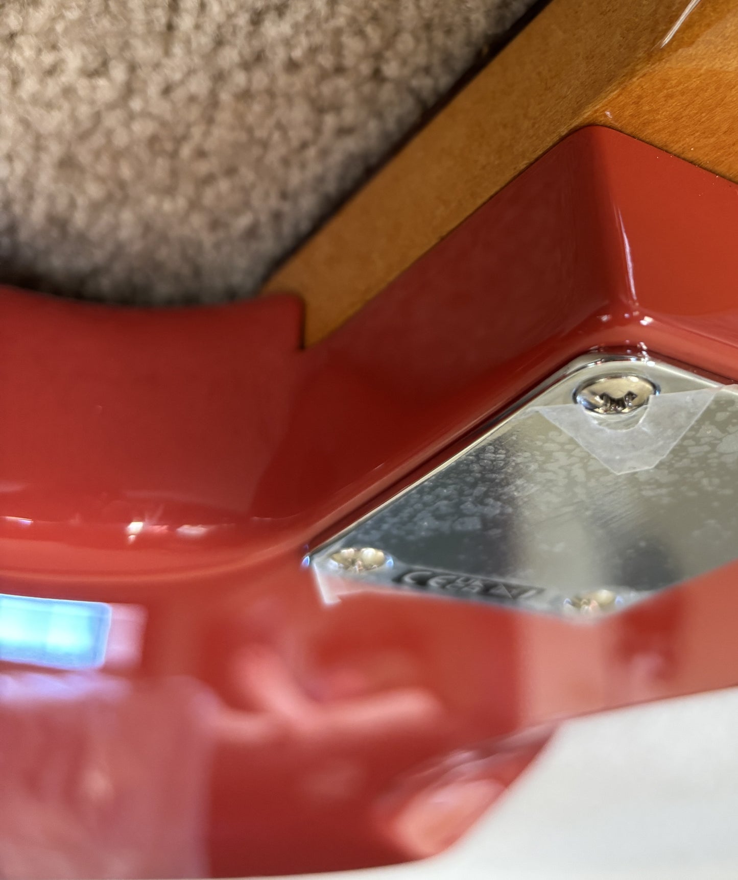 Fender Vintera II '60s Bass VI Electric Guitar, Fiesta Red, Fender Gig Bag