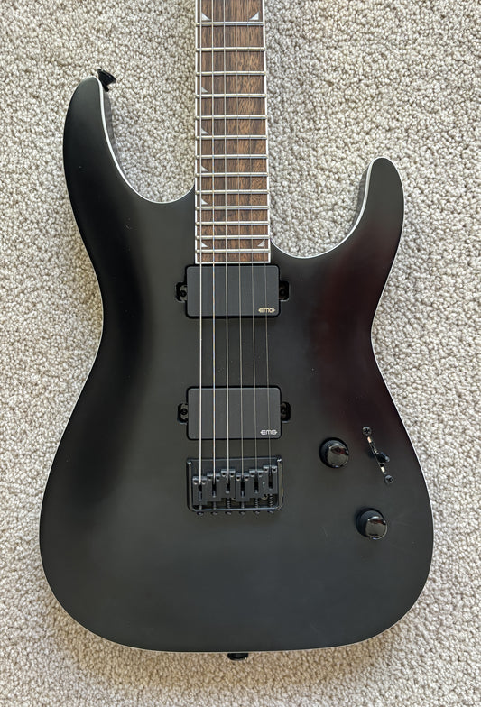 Jackson X Series Soloist SLA6 DX Baritone Electric Guitar, Satin Black