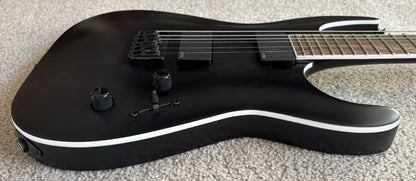 Jackson X Series Soloist SLA6 DX Baritone Electric Guitar, Satin Black