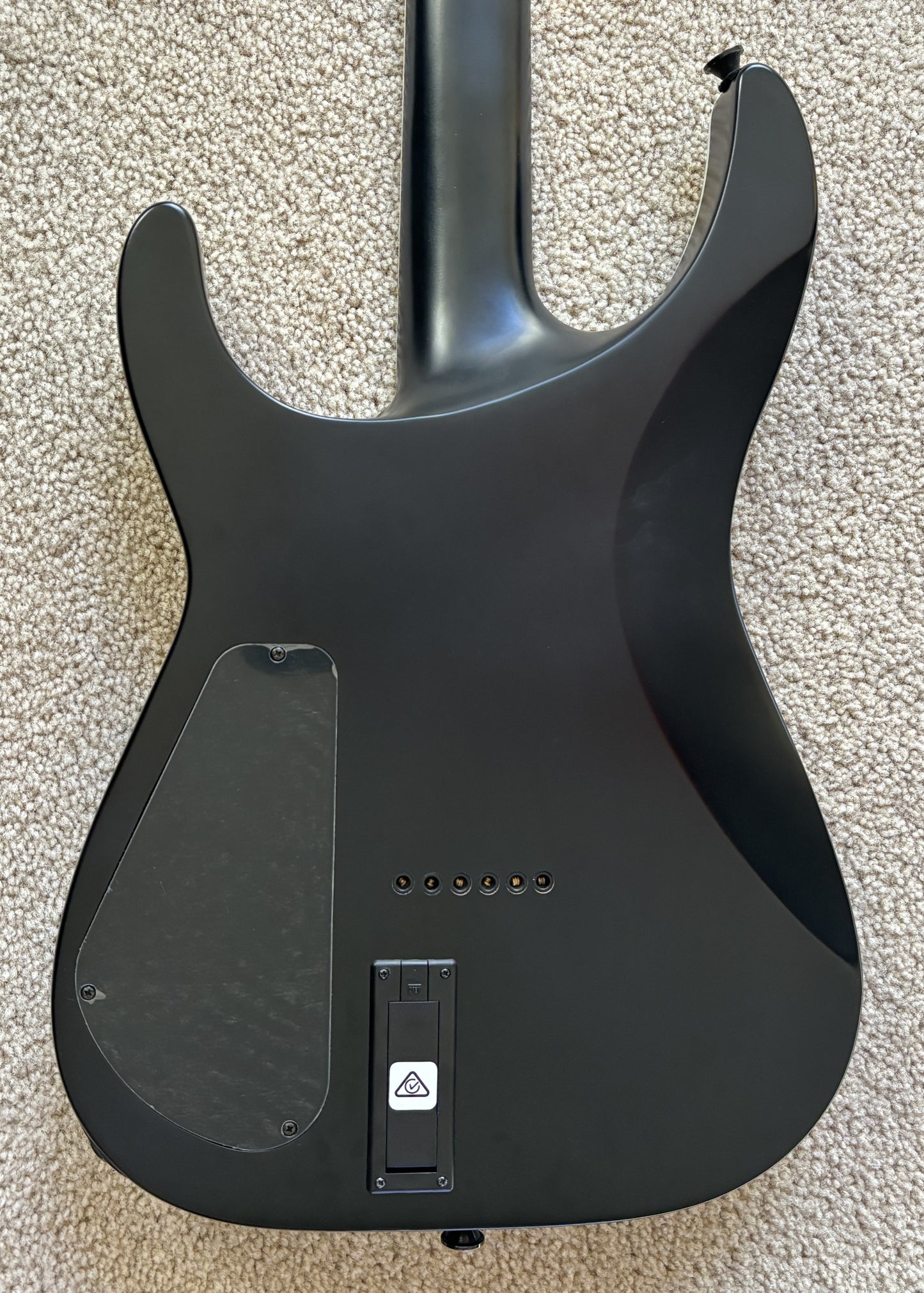 Jackson X Series Soloist SLA6 DX Baritone Electric Guitar, Satin Black