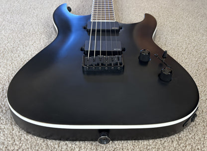 Jackson X Series Soloist SLA6 DX Baritone Electric Guitar, Satin Black