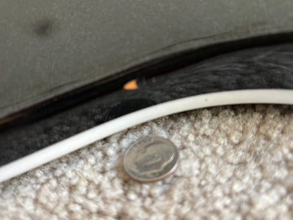 Fender American Ultra Luxe Telecaster Electric Guitar, Floyd Rose, Mystic Black, Deluxe Hardshell Case