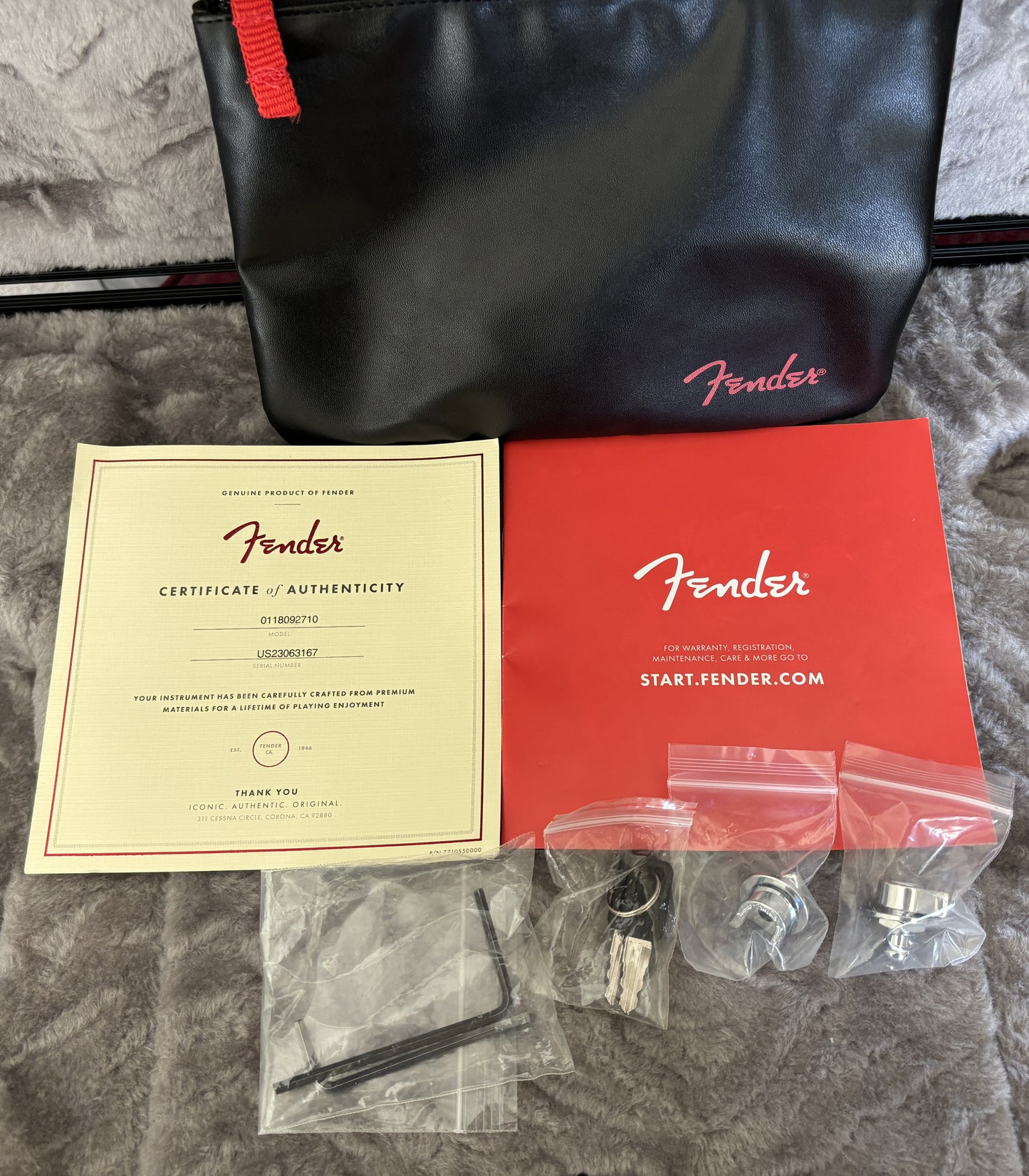 Fender American Ultra Luxe Telecaster Electric Guitar, Floyd Rose, Mystic Black, Deluxe Hardshell Case