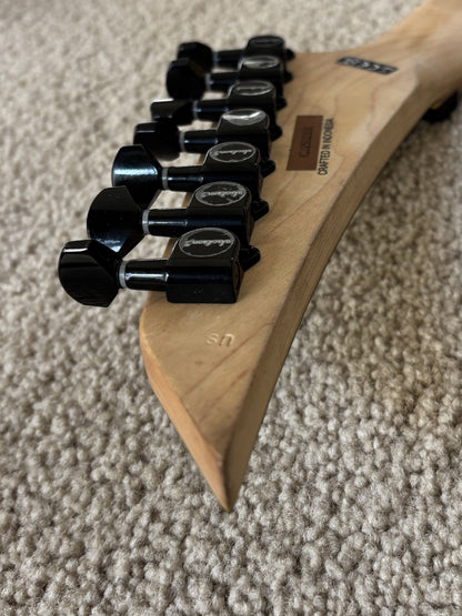 Jackson Pro Series Signature Dave Davidson Warrior WR7 MAH Electric Guitar, Ferrari Yellow, Gig Bag