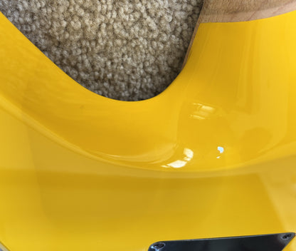 Jackson Pro Series Signature Dave Davidson Warrior WR7 MAH Electric Guitar, Ferrari Yellow, Gig Bag