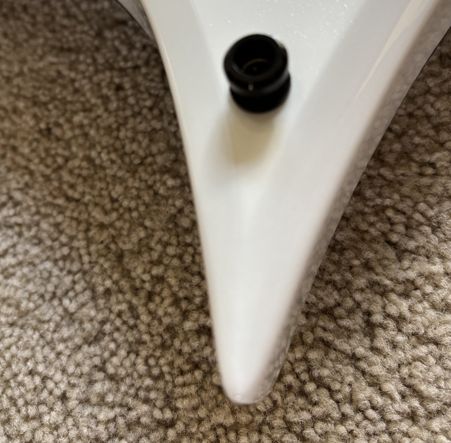 B.C.Rich Warlock Prophecy Electric Guitar, Quad Bridge, Matte White, New Jackson Gig Bag