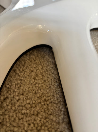 B.C.Rich Warlock Prophecy Electric Guitar, Quad Bridge, Matte White, New Jackson Gig Bag