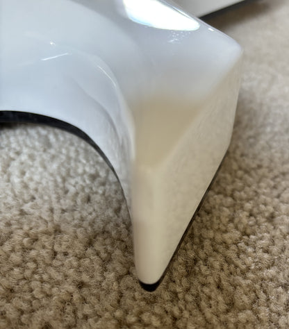 B.C.Rich Warlock Prophecy Electric Guitar, Quad Bridge, Matte White, New Jackson Gig Bag