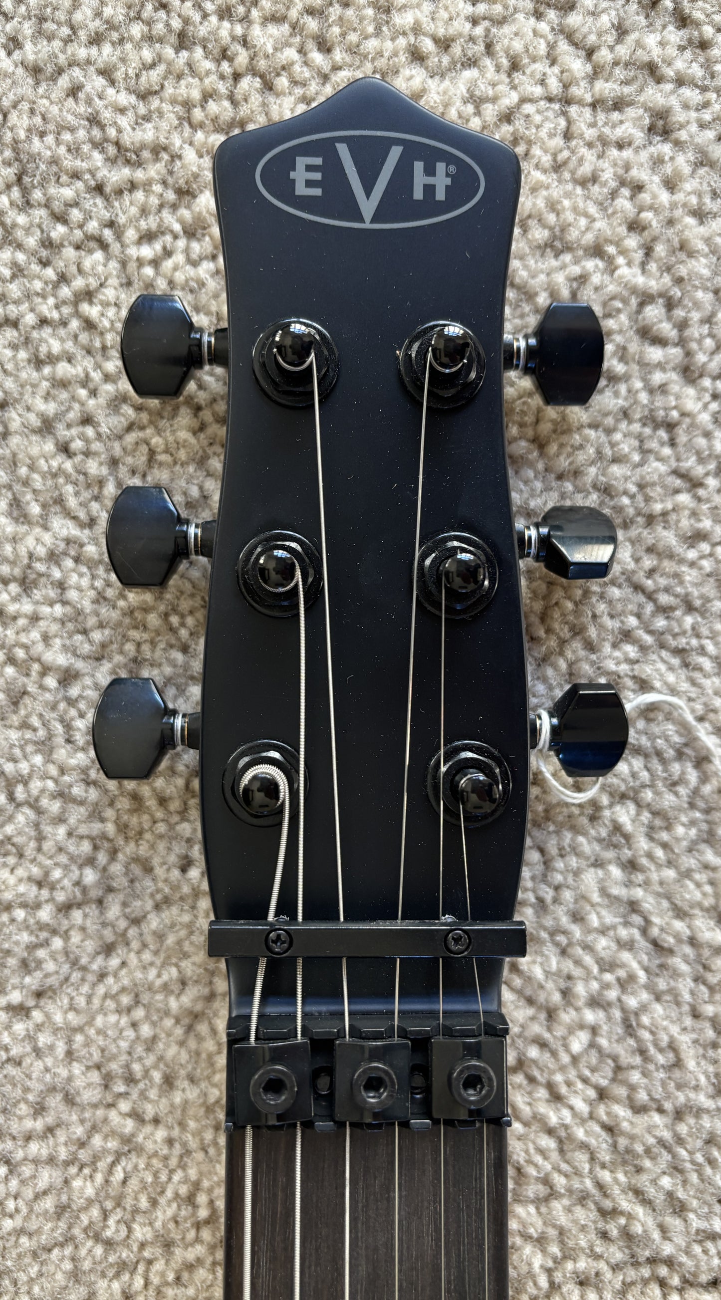 EVH Limited Edition Star Electric Guitar, Stealth Black, Gig Bag