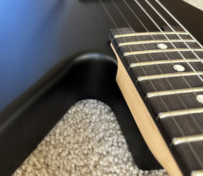 EVH Limited Edition Star Electric Guitar, Stealth Black, Gig Bag