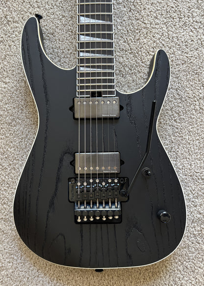 Jackson Pro Series Signature Jeff Loomis Soloist SL7 Electric Guitar, Satin Black, Hard Shell Case