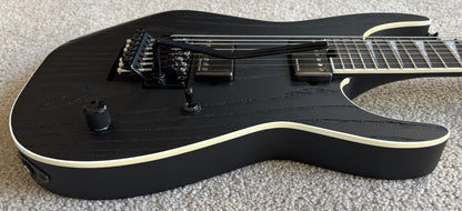 Jackson Pro Series Signature Jeff Loomis Soloist SL7 Electric Guitar, Satin Black, Hard Shell Case