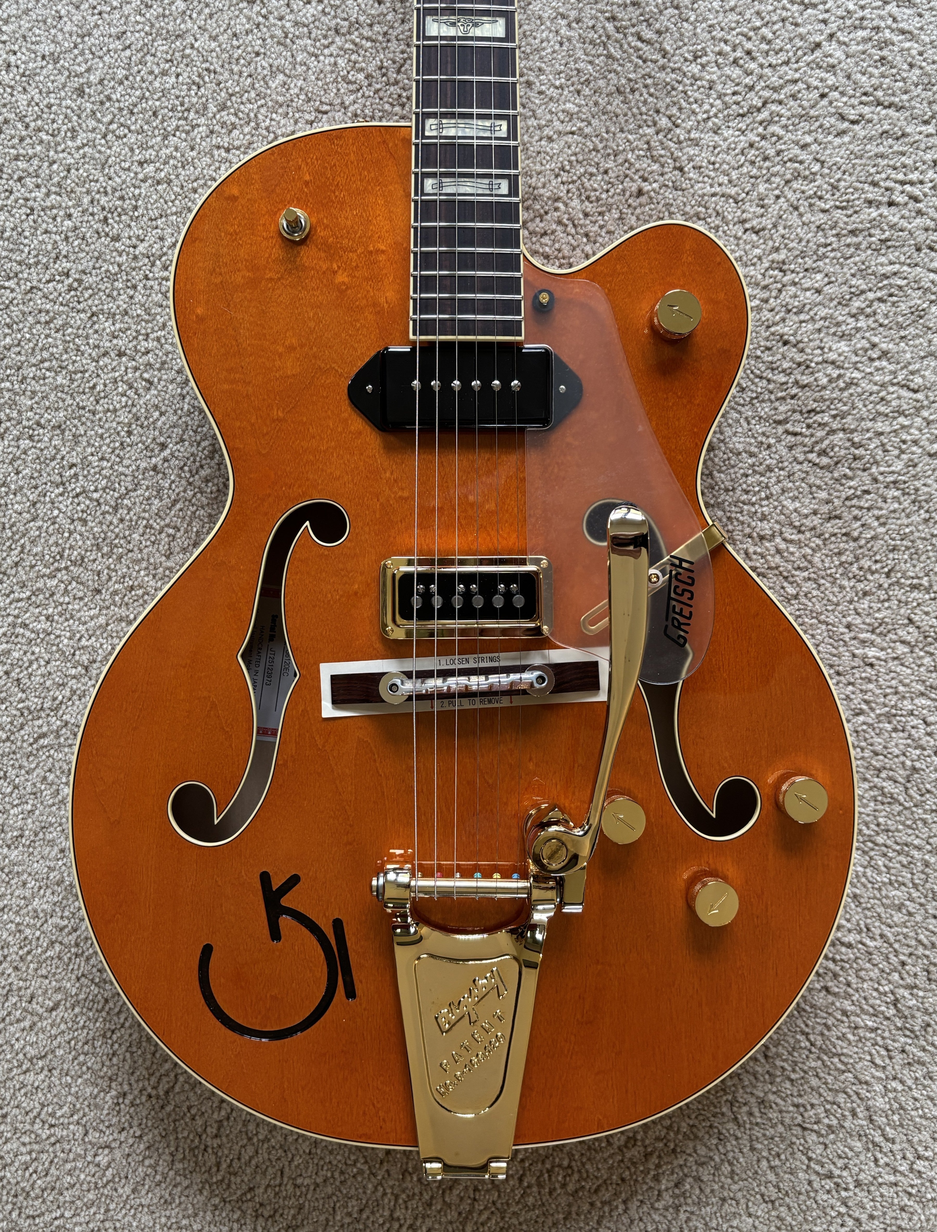 Gretsch G6120 Eddie Cochran Signature Electric Guitar, Hollow Body