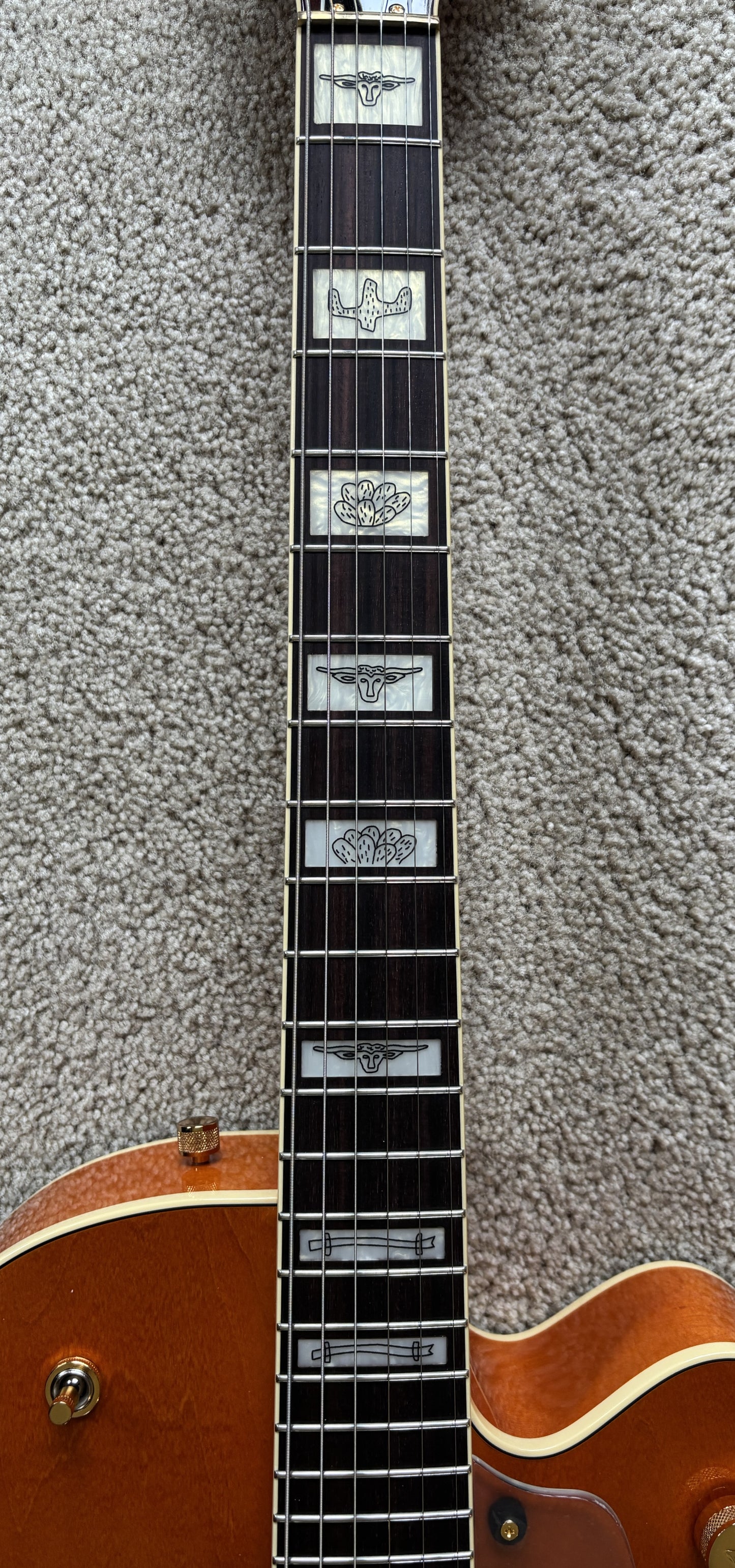 Gretsch G6120 Eddie Cochran Signature Electric Guitar, Hollow Body, Bigsby, Hard Shell Case