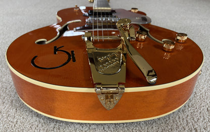 Gretsch G6120 Eddie Cochran Signature Electric Guitar, Hollow Body, Bigsby, Hard Shell Case
