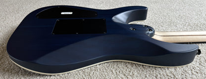 Jackson MJ Series Dinky DKRP Electric Guitar, Transparent Blue Burst, Foam Core Case
