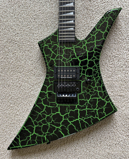 Jackson Pro Series Signature Brandon Ellis Kelly Electric Guitar, Green Crackle, New Gig Bag