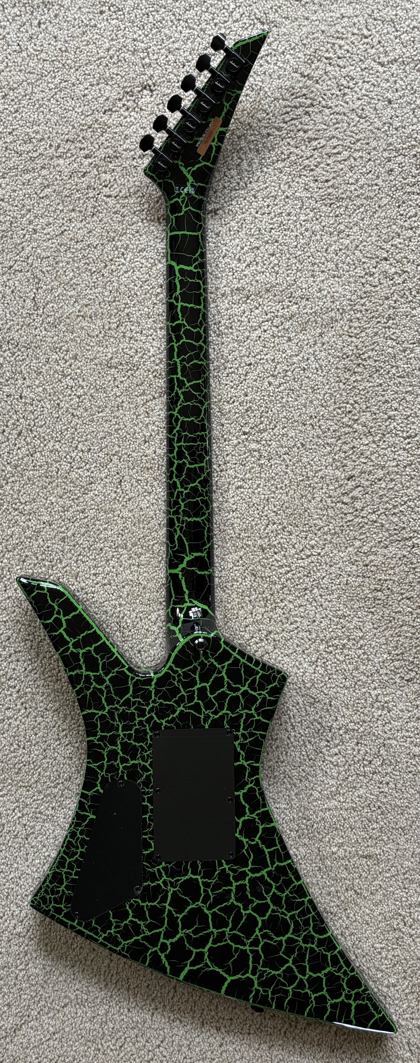 Jackson Pro Series Signature Brandon Ellis Kelly Electric Guitar, Green Crackle, New Gig Bag